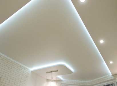 Парящие натяжные потолки